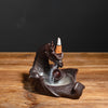 Ceramic smoke backflow aromatherapy burner ornamental incense road, Nordic style pterosaur play beads return incense burner crafts - Toy Collection