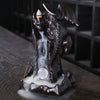 Ceramic smoke backflow agarwood stove, Nordic pterosaur LED light backflow stove ornament handicraft gifts - Toy Collection