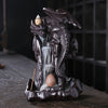 Ceramic smoke backflow agarwood stove, Nordic pterosaur LED light backflow stove ornament handicraft gifts - Toy Collection