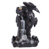 Ceramic smoke backflow agarwood stove, Nordic pterosaur LED light backflow stove ornament handicraft gifts - Toy Collection