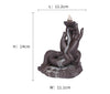 Purple sand backflow sandalwood burner indoor household incense burner creative large bergamot backflow aromatherapy burner gift ornament - Toy Collection