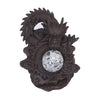 Purple sand backflow aromatherapy burner home jewelry ornament, creative Chinese dragon LED light backflow incense burner original - Toy Collection