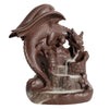 New purple sand backflow aromatherapy burner, creative Nordic style pterosaur bunker smoke backflow incense burner ornament - Toy Collection