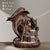 New purple sand backflow aromatherapy burner, creative Nordic style pterosaur bunker smoke backflow incense burner ornament - Toy Collection
