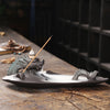 Ceramic aromatherapy sandalwood reflux stove, creative Chinese dragon reflux incense burner incense plug incense holder home ornament - Toy Collection