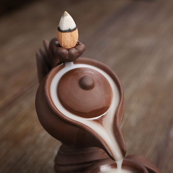 New Bergamot Suspended Pot High Punch Reflux Incense Burner, Creative Teapot Reflux Sandalwood Burner Home Ornament - Toy Collection