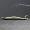 Ceramic interior line fragrant seat incense insert ornament creative celadon tea ceremony antique lying incense burner household crafts - Toy Collection