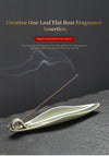 Ceramic interior line fragrant seat incense insert ornament creative celadon tea ceremony antique lying incense burner household crafts - Toy Collection