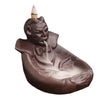Purple sand, mummy backflow aromatherapy burner, home furnishings, creative skull LED light, backflow incense burner gifts - Toy Collection