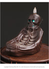 Purple sand, mummy backflow aromatherapy burner, home furnishings, creative skull LED light, backflow incense burner gifts - Toy Collection