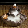 Ceramic Buddhist incense burner, backflow incense incense, special aromatherapy burner, can be mixed with original - Toy Collection