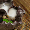 Ceramic Buddhist incense burner, backflow incense incense, special aromatherapy burner, can be mixed with original - Toy Collection