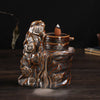 Backflow incense burner, ceramic plate incense incense incense, immediate success antique rust glaze ornament incense burner - Toy Collection