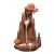 New purple sand agarwood backflow incense burner creative large mountain and flowing water backflow incense burner zen ornament - Toy Collection