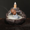 Ceramic Tathagata reflux aromatherapy stove, watch the little novice smoke reflux aromatherapy stove home handicraft ornament - Toy Collection