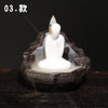 Ceramic Tathagata reflux aromatherapy stove, watch the little novice smoke reflux aromatherapy stove home handicraft ornament - Toy Collection