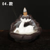 Ceramic Tathagata reflux aromatherapy stove, watch the little novice smoke reflux aromatherapy stove home handicraft ornament - Toy Collection