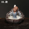 Ceramic Tathagata reflux aromatherapy stove, watch the little novice smoke reflux aromatherapy stove home handicraft ornament - Toy Collection