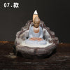 Ceramic Tathagata reflux aromatherapy stove, watch the little novice smoke reflux aromatherapy stove home handicraft ornament - Toy Collection