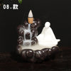 Ceramic Tathagata reflux aromatherapy stove, watch the little novice smoke reflux aromatherapy stove home handicraft ornament - Toy Collection