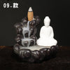 Ceramic Tathagata reflux aromatherapy stove, watch the little novice smoke reflux aromatherapy stove home handicraft ornament - Toy Collection