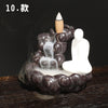 Ceramic Tathagata reflux aromatherapy stove, watch the little novice smoke reflux aromatherapy stove home handicraft ornament - Toy Collection