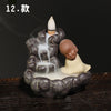Ceramic Tathagata reflux aromatherapy stove, watch the little novice smoke reflux aromatherapy stove home handicraft ornament - Toy Collection