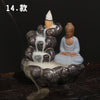 Ceramic Tathagata reflux aromatherapy stove, watch the little novice smoke reflux aromatherapy stove home handicraft ornament - Toy Collection