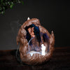 New purple sand backflow incense burner, creative large LED light, purple sand dragon zen home decoration original - Toy Collection