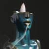 Ceramics, European and American beautiful women statues reflux incense burner, creative beauty, sandalwood smoke reflux incense burner, home decoration - Toy Collection