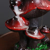 Backflow incense burner, home furnishings, creative mushrooms, European alpine and flowing water backflow incense burner - Toy Collection