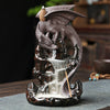 Ceramic Sandalwood Smoke Backflow Aromatherapy Furnace Home Ornament, Creative European Pterosaur Waterfall Backflow Aromatherapy Furnace - Toy Collection