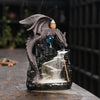 Purple sand pterosaur backflow incense burner, creative ceramic castle pterosaur backflow smoke aromatherapy burner ornament crafts - Toy Collection
