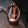 Ceramic smoke backflow aromatherapy burner, creative European pet ornament, giraffe tower incense backflow incense burner jewelry - Toy Collection