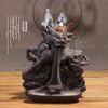 Backflow incense burner home decoration incense road utensils, unicorn purple sand smoke backflow aromatherapy burner original - Toy Collection