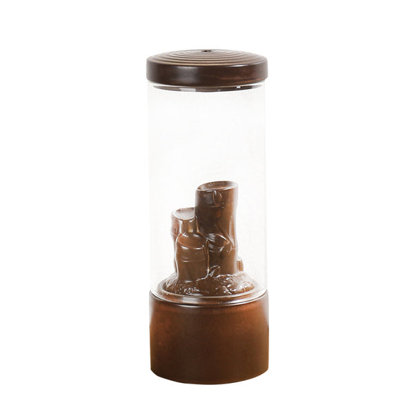 New ceramic glass windshield ornamental reflux incense burner creative lotus pond night sandalwood reflux aromatherapy burner - Toy Collection