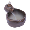 Ceramic backflow smoke ornamental aromatherapy burner, antique creative home jewelry gift return incense burner - Toy Collection