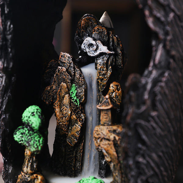 New resin backflow aromatherapy stove, creative alpine and flowing water aromatherapy stove home ornament backflow original fragrance - Toy Collection