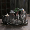 New Resin Agarwood Backflow Incense Burner Home Jewelry Ornament Creative Alpine Water Zen Return Incense Burner Original - Toy Collection