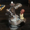 Ceramic backflow incense burner line incense holder original, antique lotus pond moonlight small novice incense burner creative ornament - Toy Collection