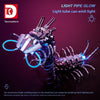 Mechanical centipede, light version spider, puzzle small particle assembly building block science and education assembly toy, gift
