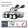 Building block assembly, adult, educational, over ten years old, children, toy tank, three-dimensional high-difficulty 3d metal, model warship
