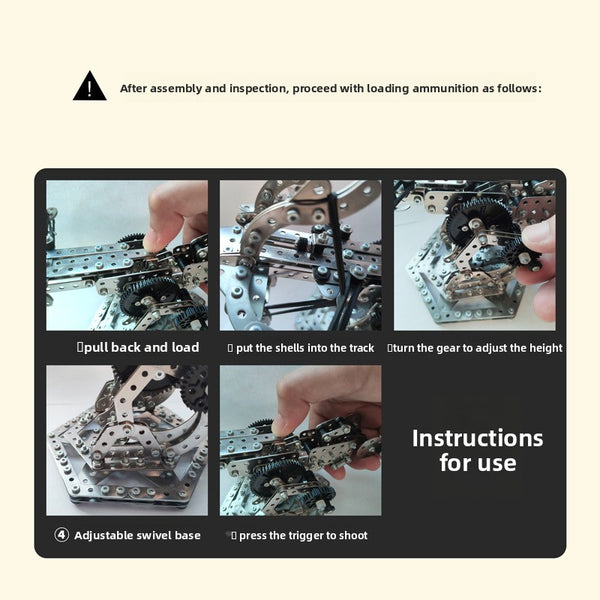 High difficulty, metal model, assembly, adult intelligence, manual assembly, screws, ornament gears, transmissions, mechanical building blocks