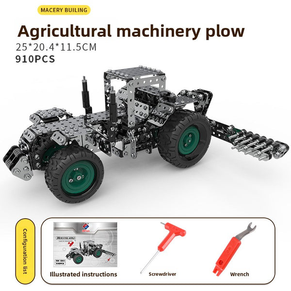 Building block assembly, adult, educational, over ten years old, children, toy tank, three-dimensional high-difficulty 3d metal, model warship