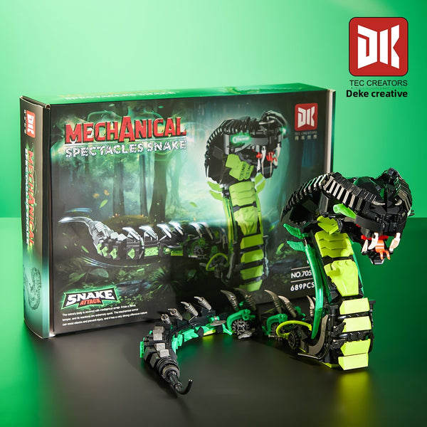 Mechanical centipede, light version spider, puzzle small particle assembly building block science and education assembly toy, gift