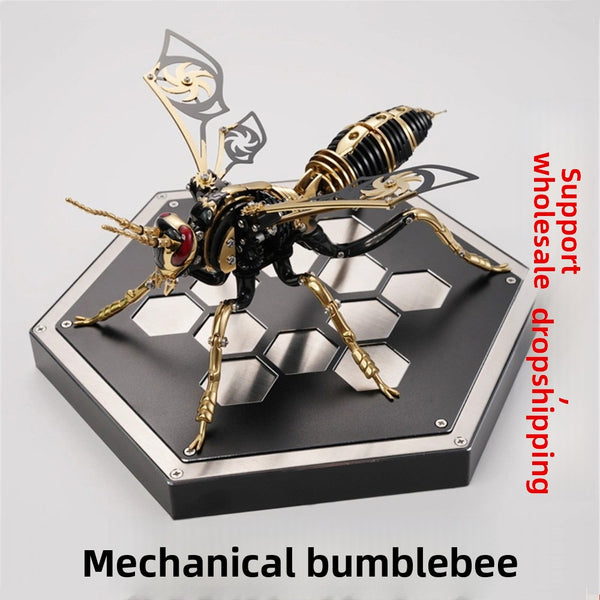 Mechanical insects, bumblebees, high difficulty, metal assembly models, creativity, handmade DIY ornaments, gifts, educational toys