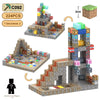 Magnetic building block assemble my world 2cm, six-sided magnetic square children's puzzle building block