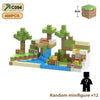 Magnetic building block assemble my world 2cm, six-sided magnetic square children's puzzle building block