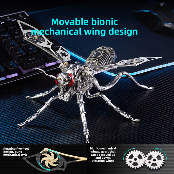 Mechanical insects, bumblebees, high difficulty, metal assembly models, creativity, handmade DIY ornaments, gifts, educational toys