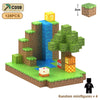 Magnetic building block assemble my world 2cm, six-sided magnetic square children's puzzle building block